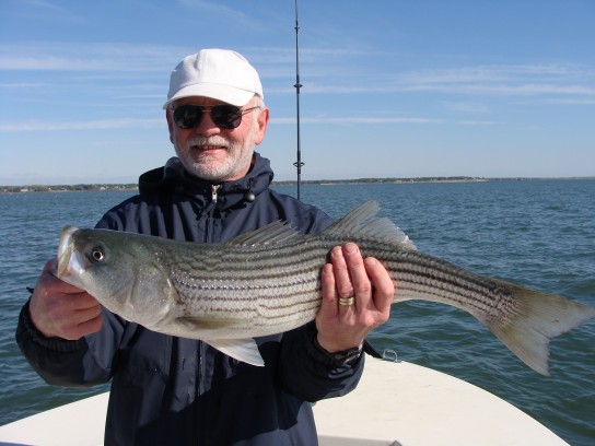 Russ with one of his many fish caught